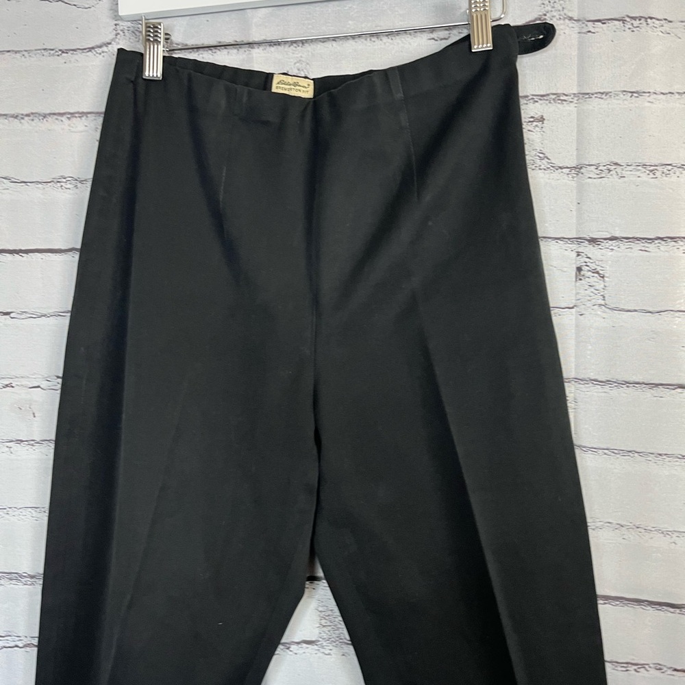 Eddie Bauer Black Bremerton Fit Stretch Pants Women’s 8 Tall Classic Minimalist - Picture 5 of 15